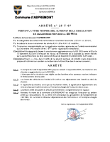 Circulation alternée sur la RD993b du 08 au 13/09/2025