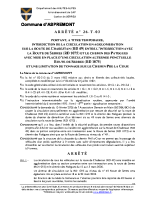 Circulation interdite carrefour RD 49-RD 1075 (mars 2026)