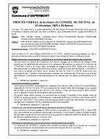 Réunion du 15 Décembre 2025