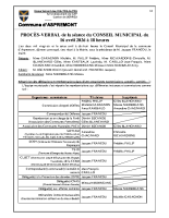 Réunion du 16 Avril 2026