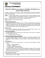 Réunion du 20 Mars 2026