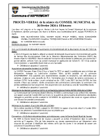 Réunion du 26 Février 2026